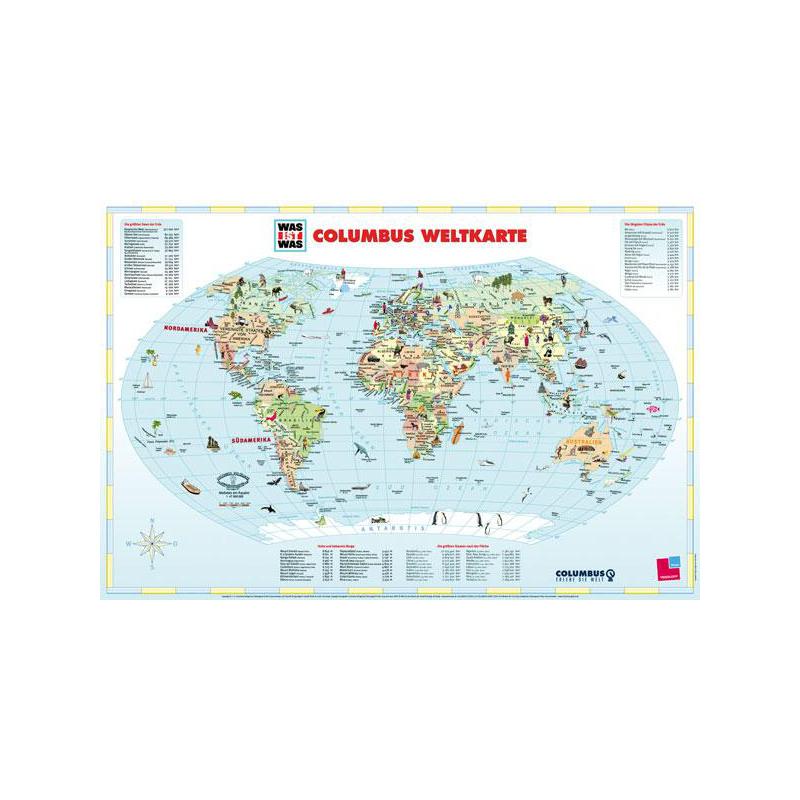 Columbus Kinderglobus WAS IST WAS Globus "Planet Erde"