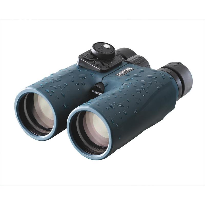Pentax Verrekijkers Hydro Marine kompas 7x50, blauw
