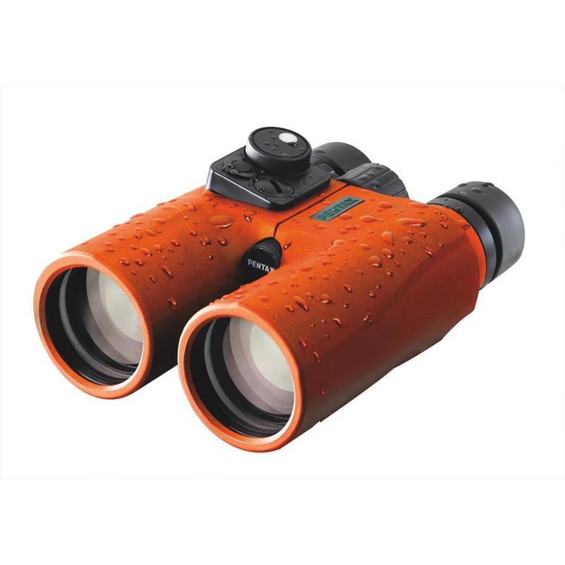 Pentax Verrekijkers Hydro Marine kompas 7x50, oranje