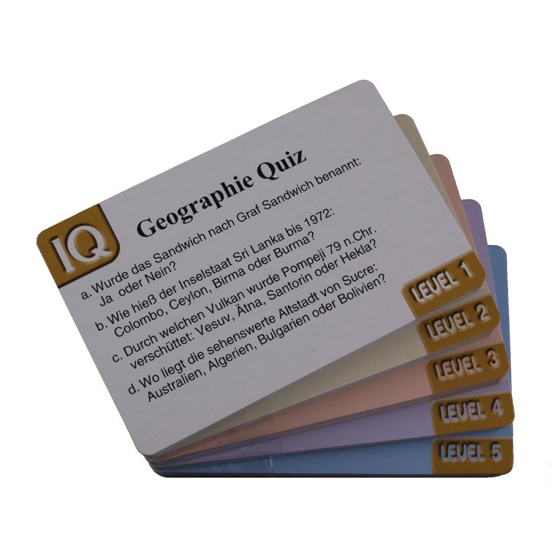 Stellanova Draaibare globe met IQ-Quiz, antiek design (Duits) 10cm