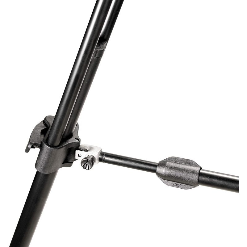 Manfrotto Aluminium statief 545B MPRO met nivelleer-halfkogel 100mm en mid-level spreider