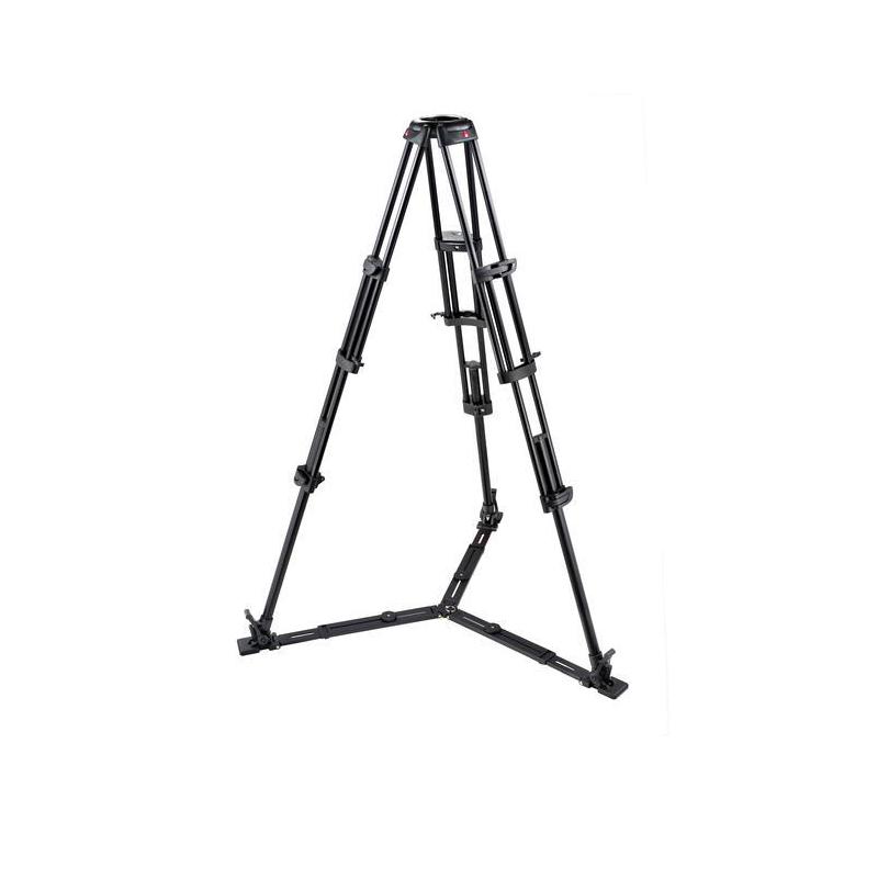 Manfrotto 545GB MPRO met nivelleer-halfkogel 100mm en statiefspreider