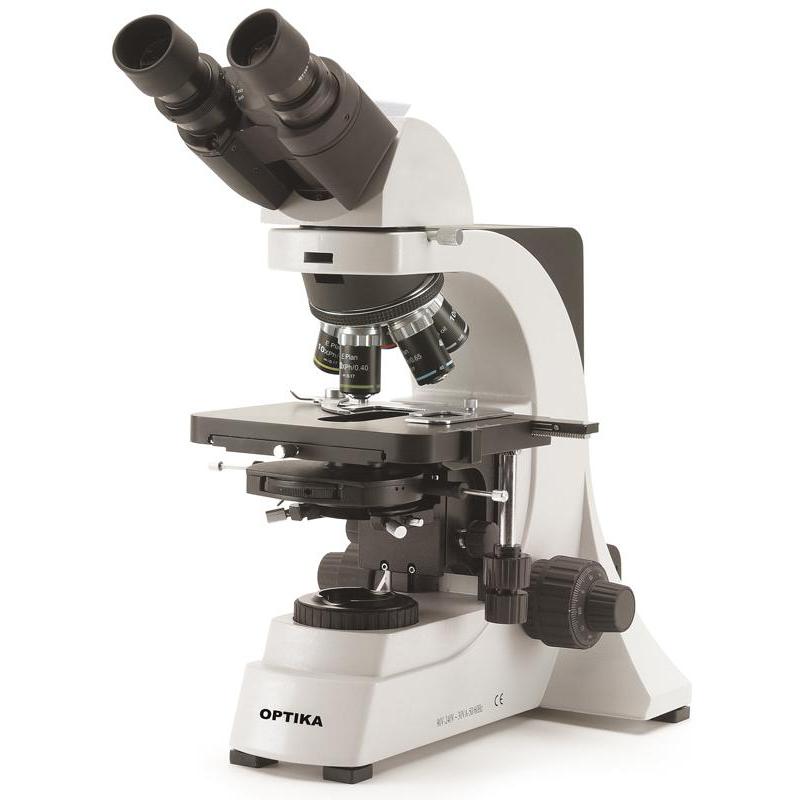 Optika Mikroskop B-600Biph, 100 - 1000x, binokular, Phasenkontrast Planachromatische IOS Objektive