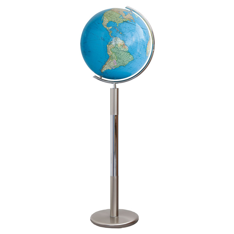 Columbus Staande globe Duo Roestvrij staal 40cm (Frans)