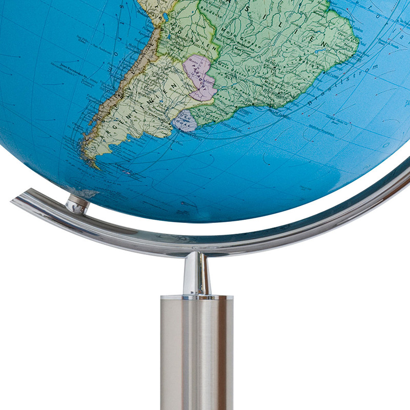 Columbus Staande globe Duo Roestvrij staal 40cm (Frans)