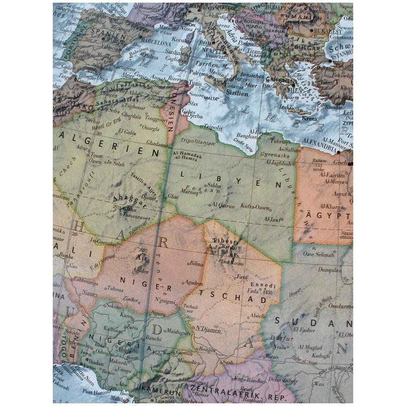 Columbus Globe Duo Alba Roestvrij staal, mat 34cm