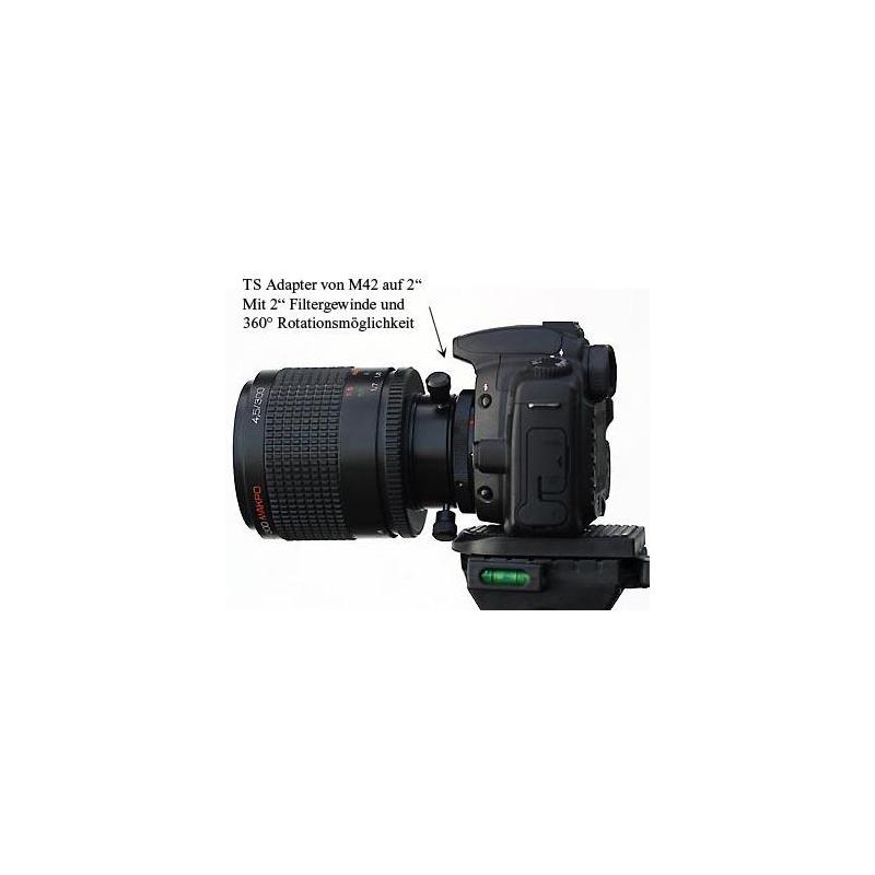 TS Optics Rotator Rotatiesysteem T2 (binnenzijde/telescoopzijde) op T2 (buitenzijde/camerazijde)