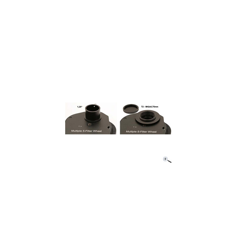 TS Optics Filterwiel voor 5x 1,25'' filters