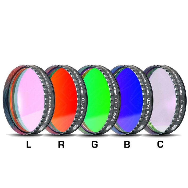 Baader LRGBC-H-alpha OIII- en SII-filterset 35nm, 2"