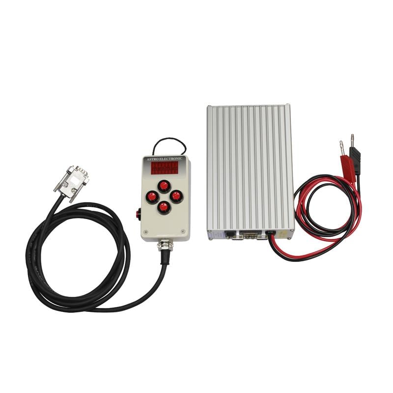 Astro Electronic Fernrohrsteuerung FS2 mit Handbox und Autoguiderschnittstelle, Betriebsspannung 9V bis 30V