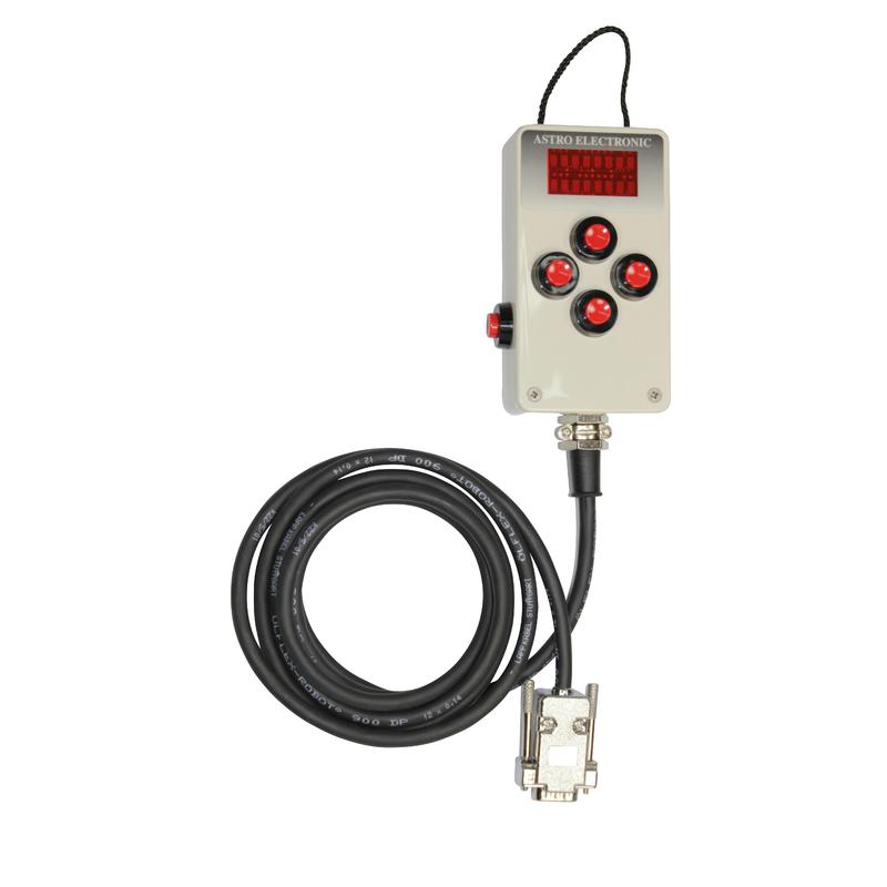 Astro Electronic Fernrohrsteuerung FS2 mit Handbox und Autoguiderschnittstelle, Betriebsspannung 9V bis 30V