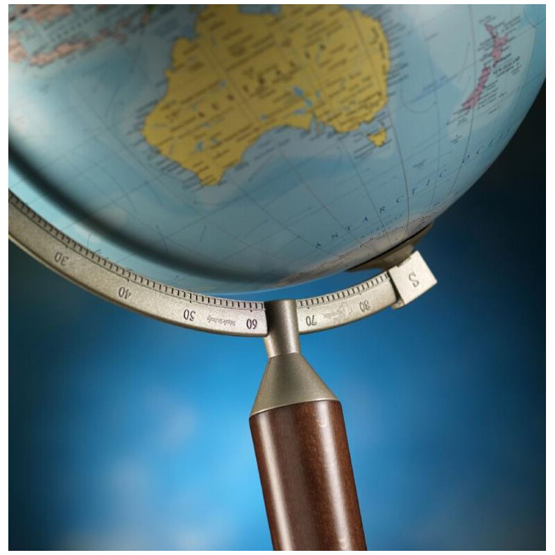 Zoffoli living Staande globe Vasco da Gama Light Blue 40cm
