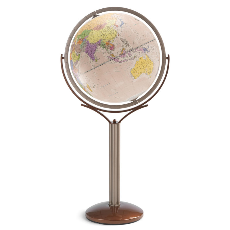 Zoffoli living Staande globe Magellano Rosa Antico 50cm