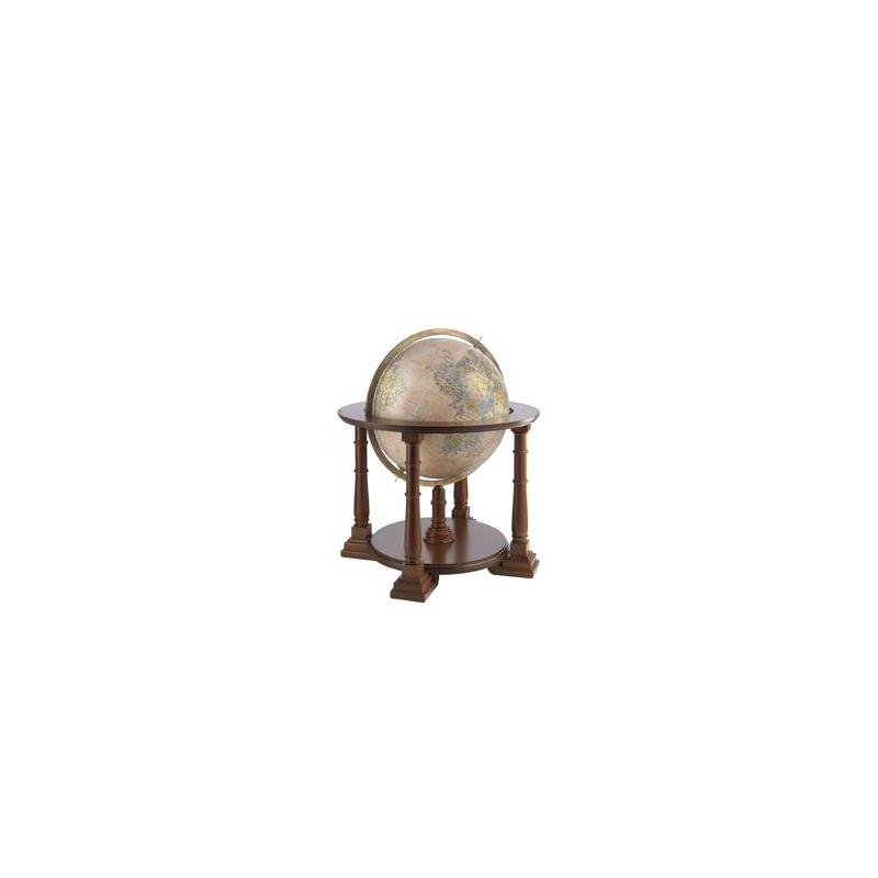 Zoffoli living Staande globe Mercatore Rosa antico 50cm