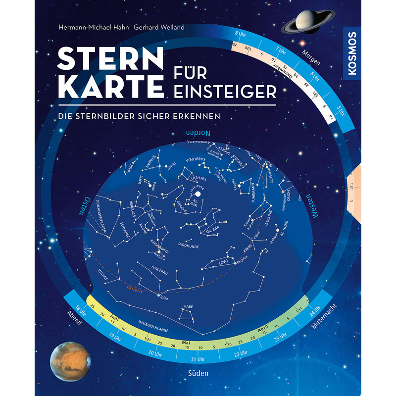 Kosmos Verlag Sterrenkaart Sternkarte für Einsteiger (Duits)