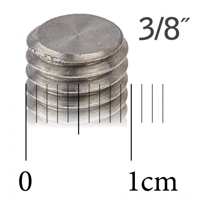 Berlebach 75mm 3/8" Zwart
