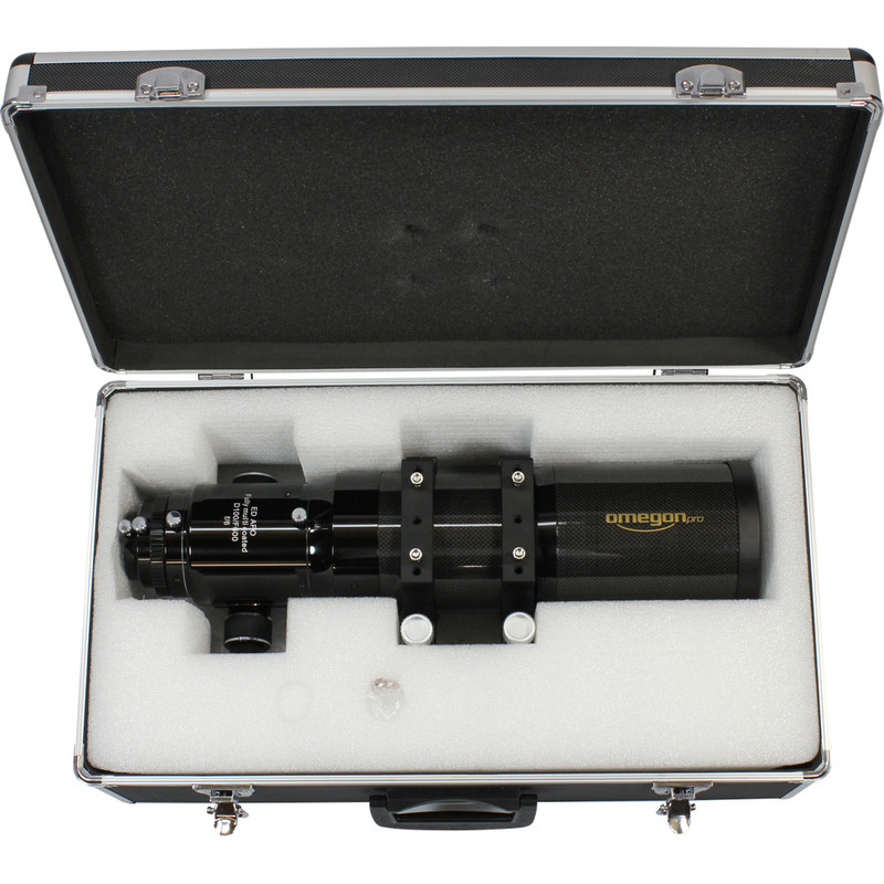 Omegon Apochromatische refractor Pro APO AP 100/600 ED Carbon OTA + 2'' Field Flattener