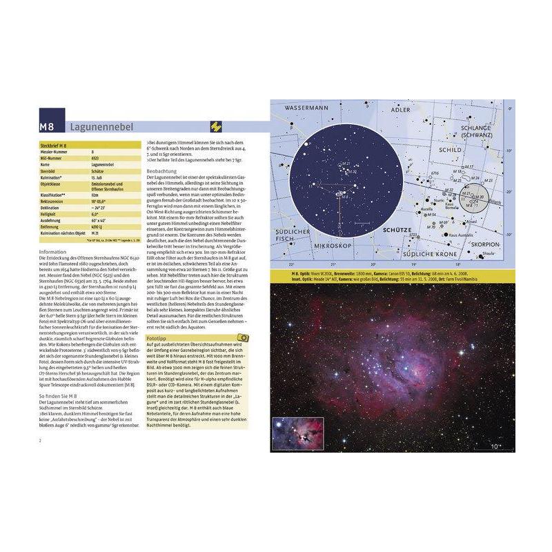 Kosmos Verlag Die Messier-Objekte (Duits)