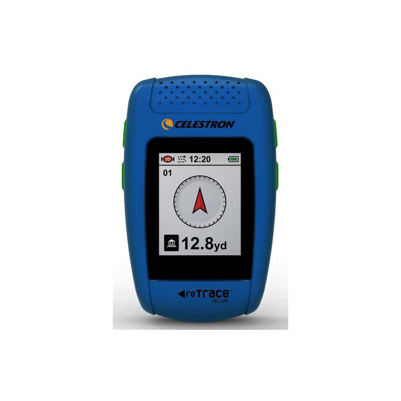Celestron reTrace Deluxe GPS Tracker incl. digitaal kompas, blauw