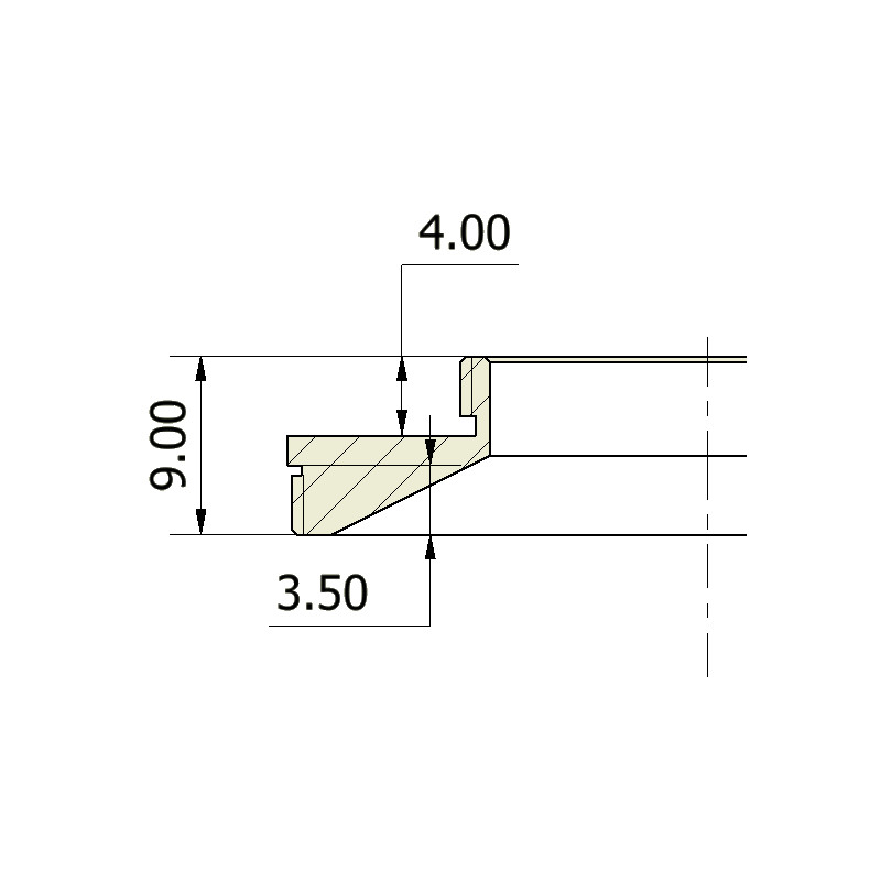 Omegon Adapter, T2 male op C-mount male