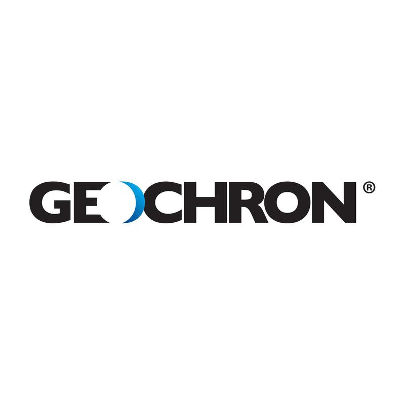 Geochron Boardroom model, in echt walnoothout, met zwarte sierlijst