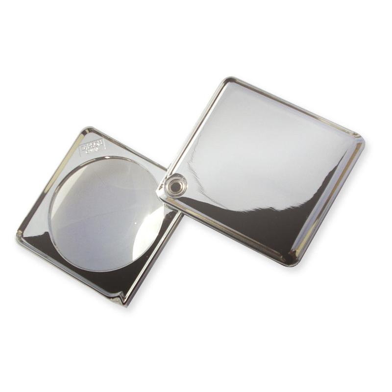 Carson Lupe MagniFlip - Loupe 3x chromé