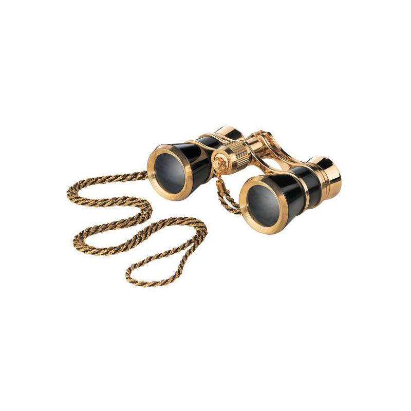 Eschenbach Toneelkijker Opera glasses Glamour 3x25 black-gold with chain