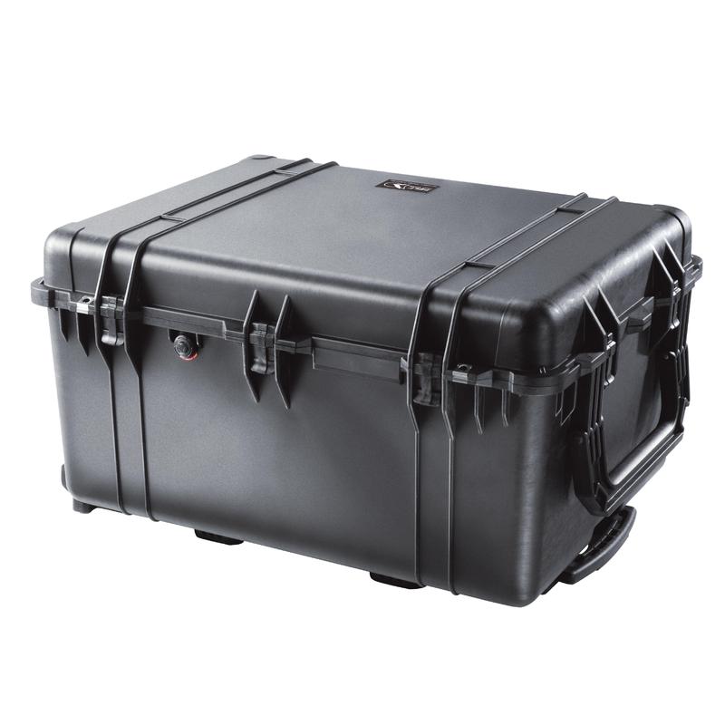 PELI Koffer M1630, zwart, incl. schuimrubber, incl. wieltjes
