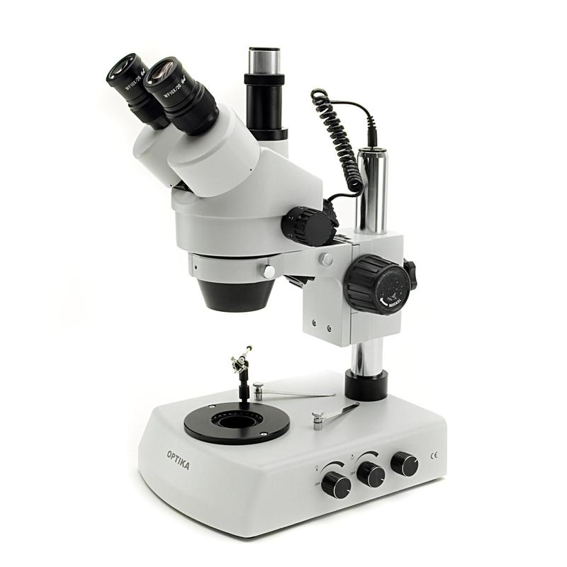 Optika SZM-GEM-2 microscoop, trinoculair, zoom, gemmologisch