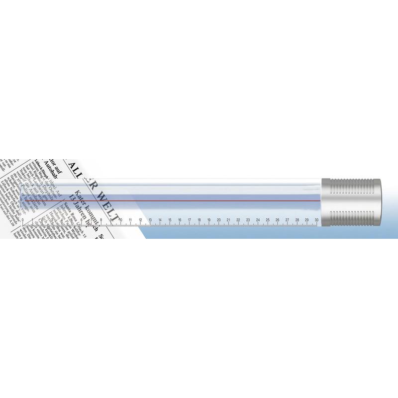 Bresser Lupe Vergrößerungslineal 2x, 310mm