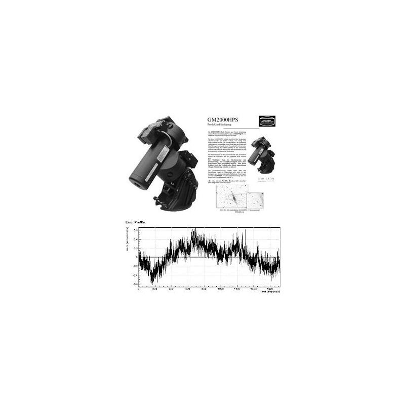 10 Micron Komplettpaket GM 2000 HPS "Monolith" GoTo-Montierung mit umfangreichem Zubehör