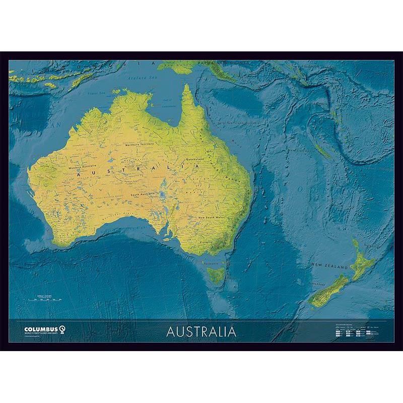 Columbus Continentkaart Australië KK2021AU