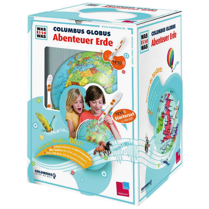 Columbus Kinderglobus Was ist Was Globus Abenteuer Erde T453467 inkl. Ting Stift