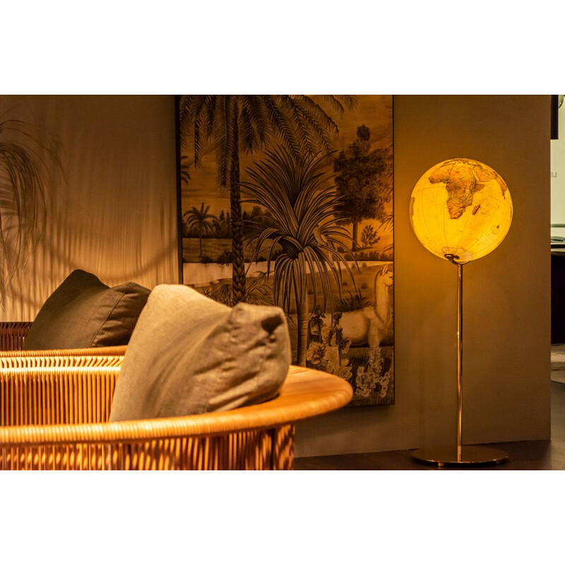 Columbus Royal staande globe, messingvoet (Duits) 40cm