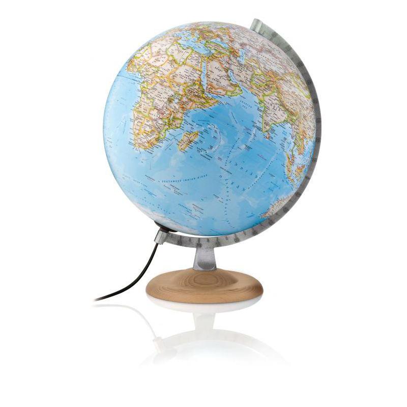 National Geographic Globe Silver Classic 30cm