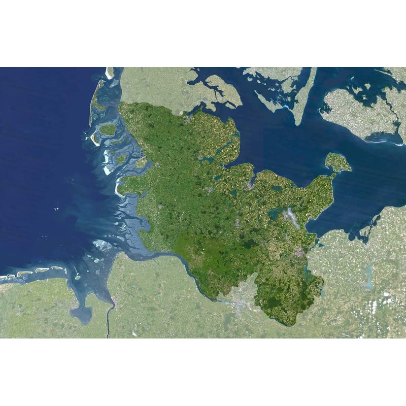 Planet Observer Regional-Karte Schleswig-Holstein