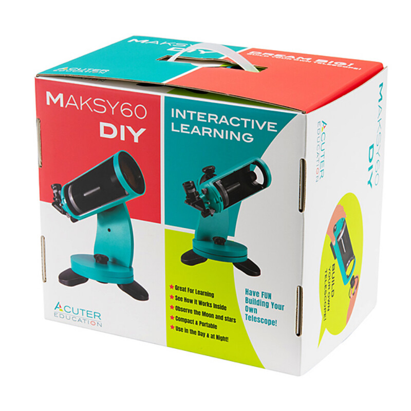 Acuter Maksutov telescoop MC 60/750 MAKSYGO-60 Mini Dobson DIY