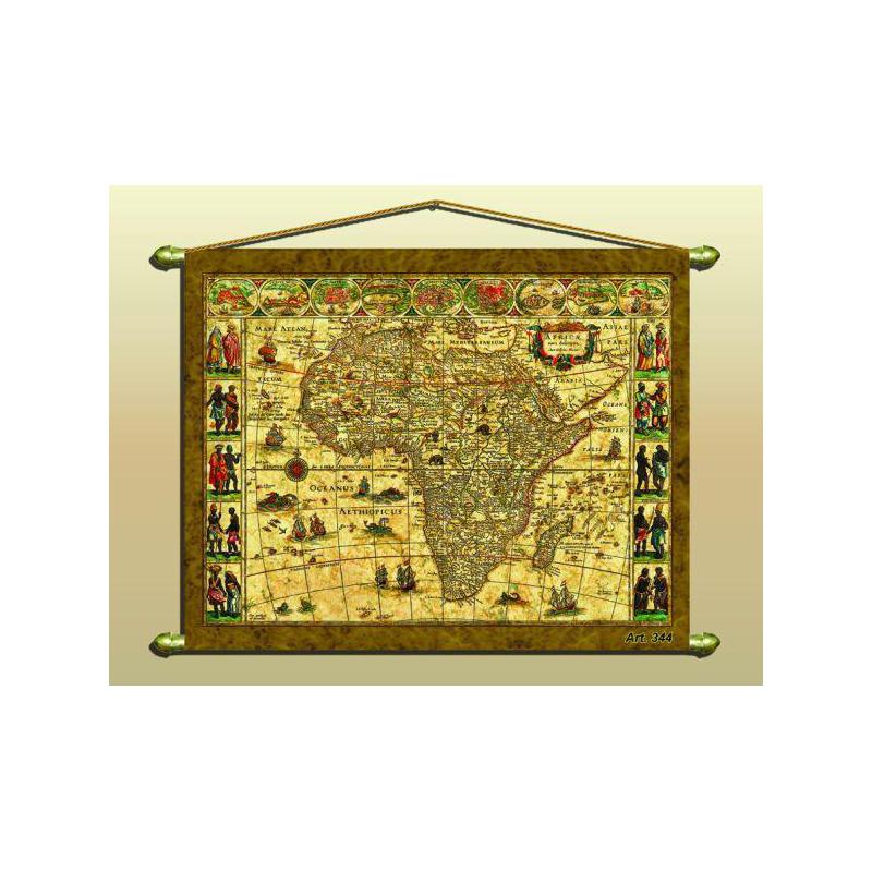 Zoffoli continentkaart Antique map (reproduction) No. 344/2