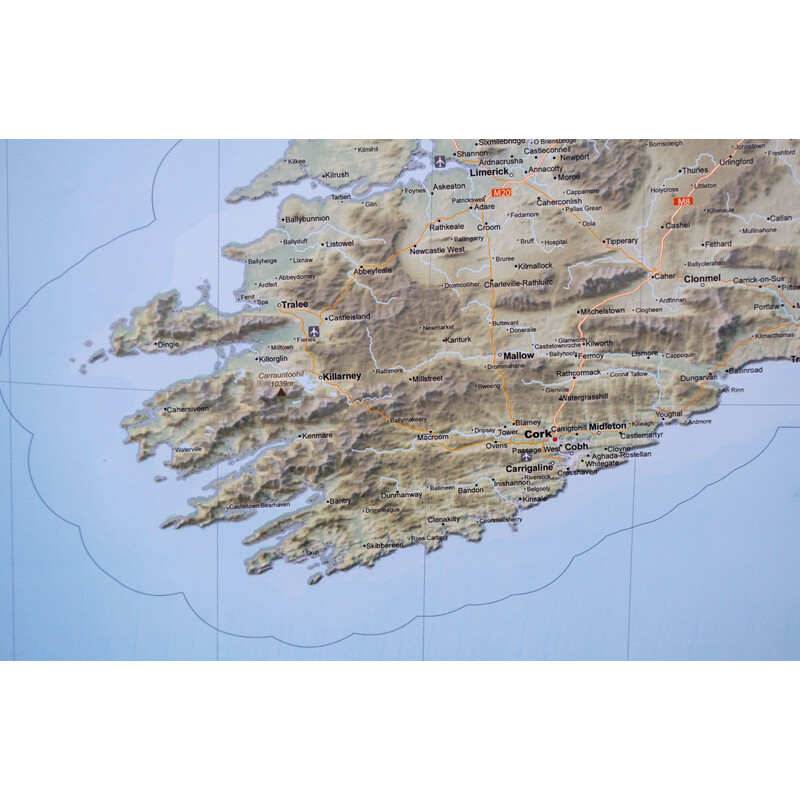 GeoMetro Kaart United Kingdom (100 x 140 cm)