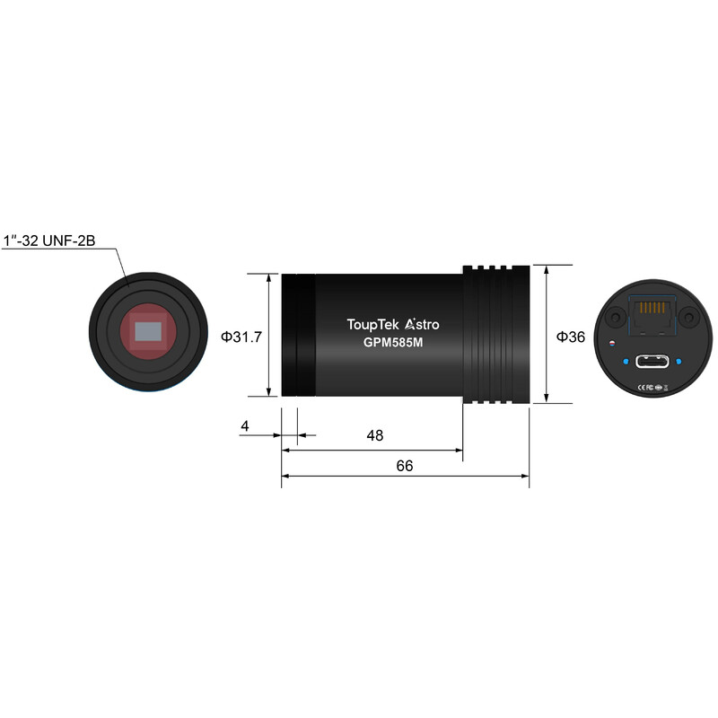ToupTek Astro Guiding-camera GPM585M