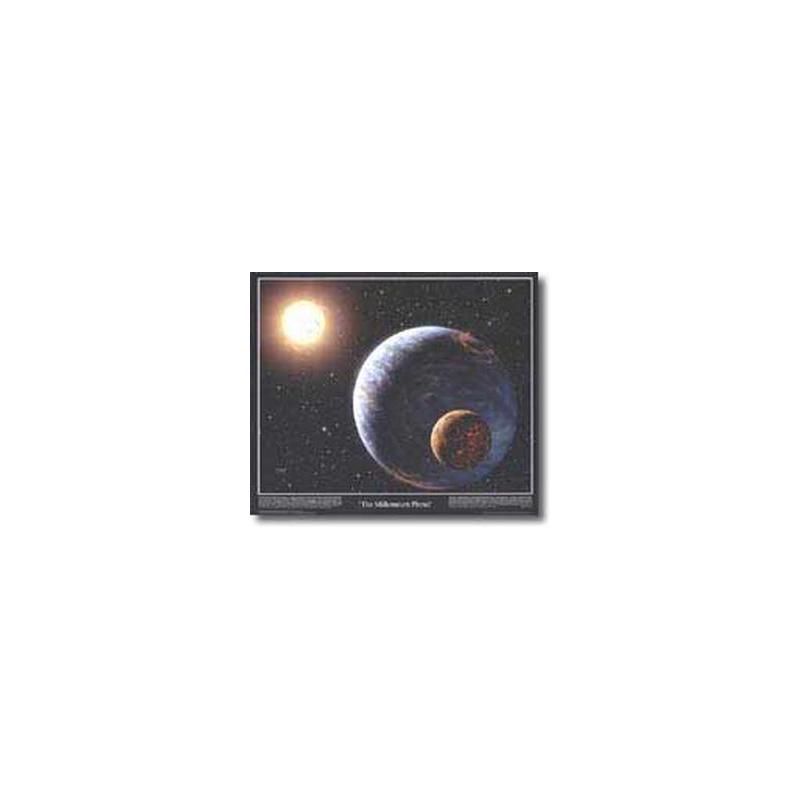 Poster De Millennium Planeet - HANDGETEKEND