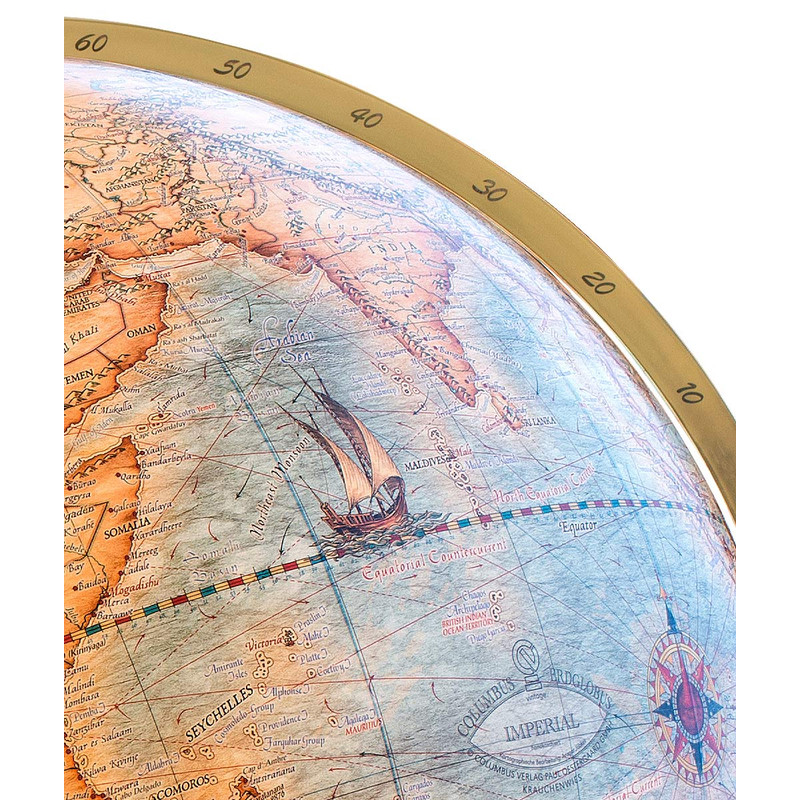 Columbus Staande globe Imperial Vintage 100cm (English)