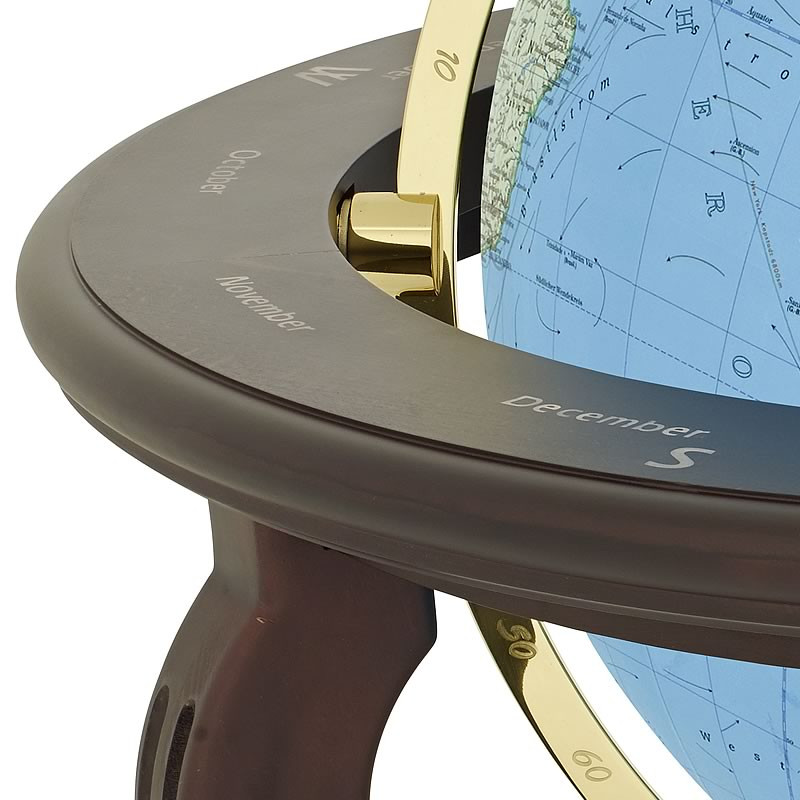 Columbus Staande globe Duo grote glazen bol Staand model T205150