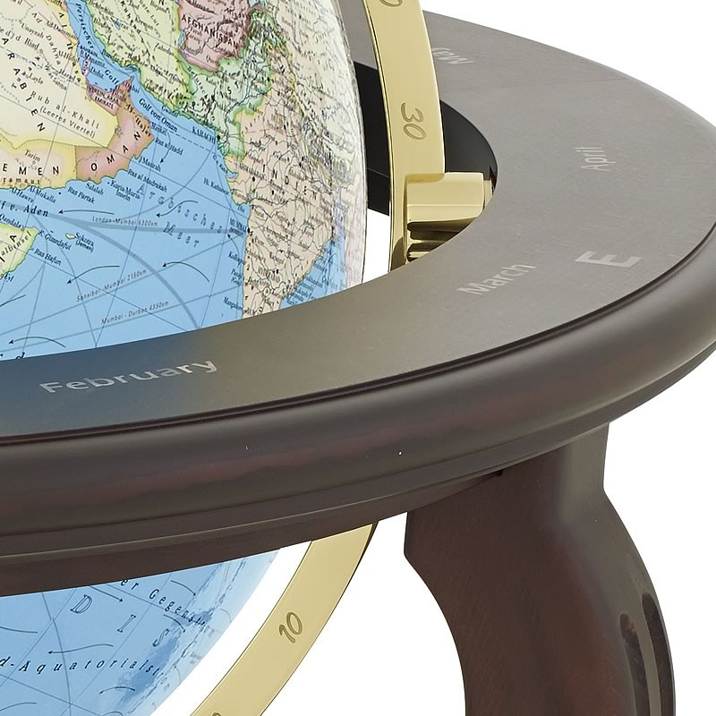 Columbus Staande globe Duo grote glazen bol Staand model T205150