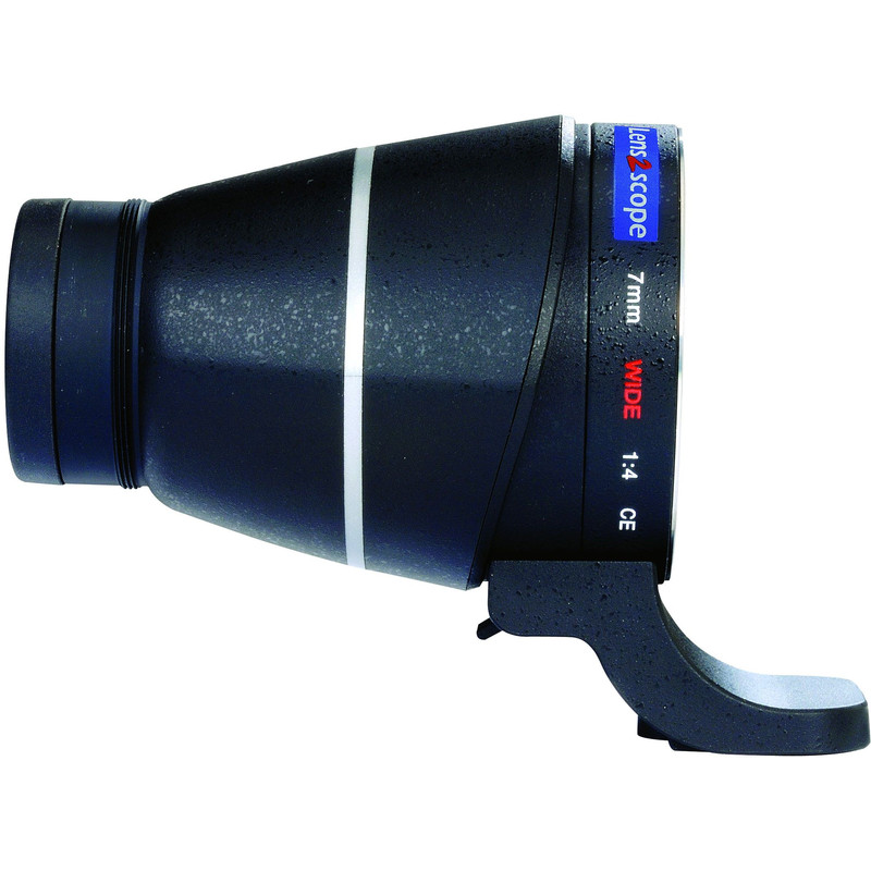 Lens2scope , 7mm, voor Canon EOS, zwart, rechte inkijk