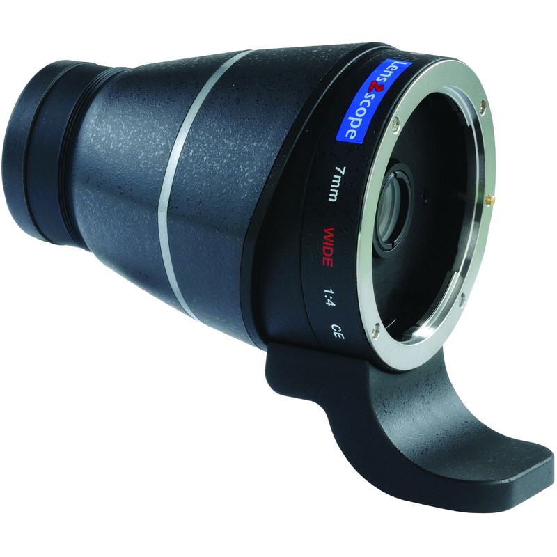 Lens2scope , 7mm, voor Pentax K, zwart, rechte inkijk