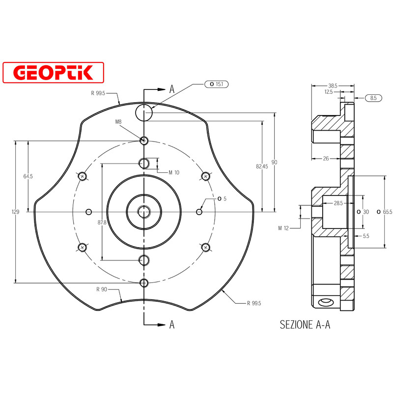 Geoptik Statief Hercules 70