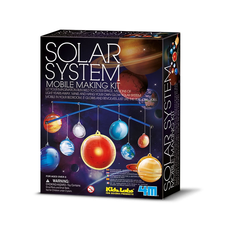 HCM Kinzel Planetarium Glow Zonnestelsel Mobile Maken Kit