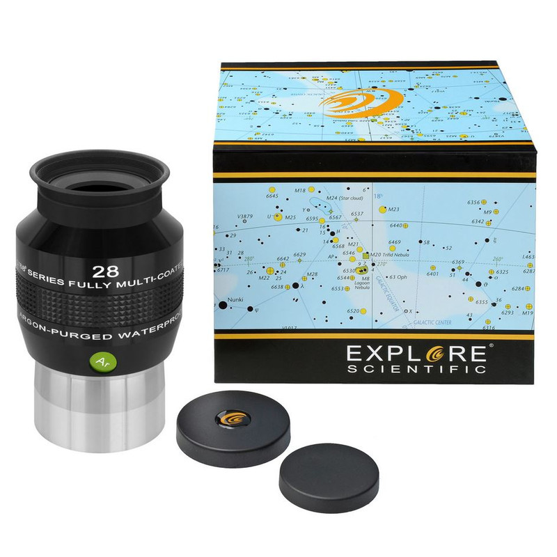 Explore Scientific Oculair 68°, Ar, 28mm, 2"