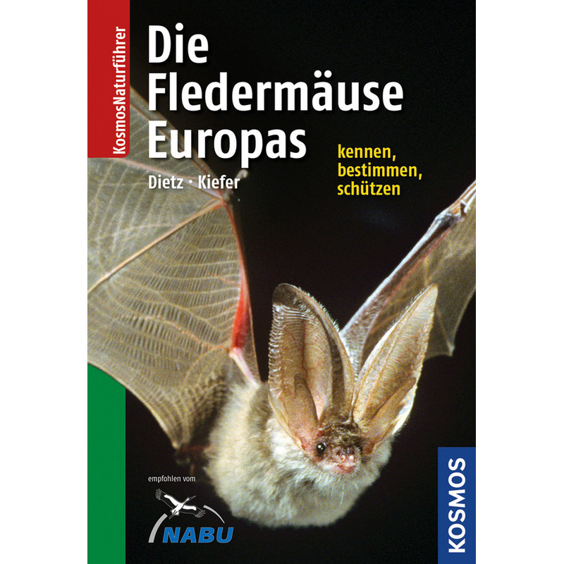 Kosmos Verlag Die Fledermäuse Europas (Duits)